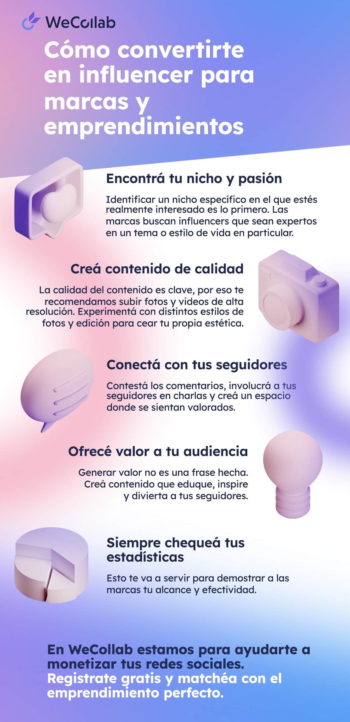 Cómo convertirte en influencer para marcas y emprendimientos