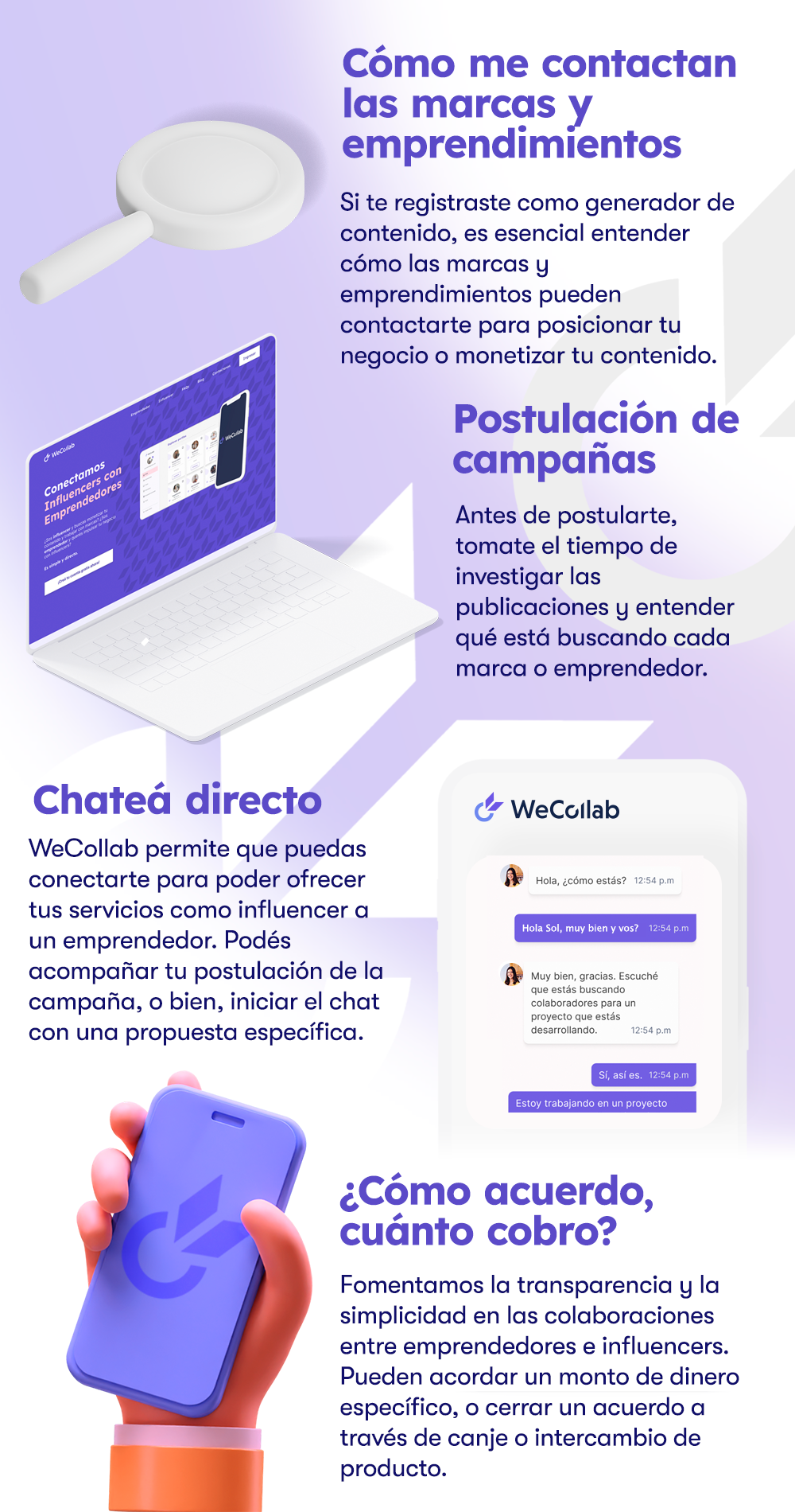 Como me contactan las marcas y emprendimientos-WECOLLAB